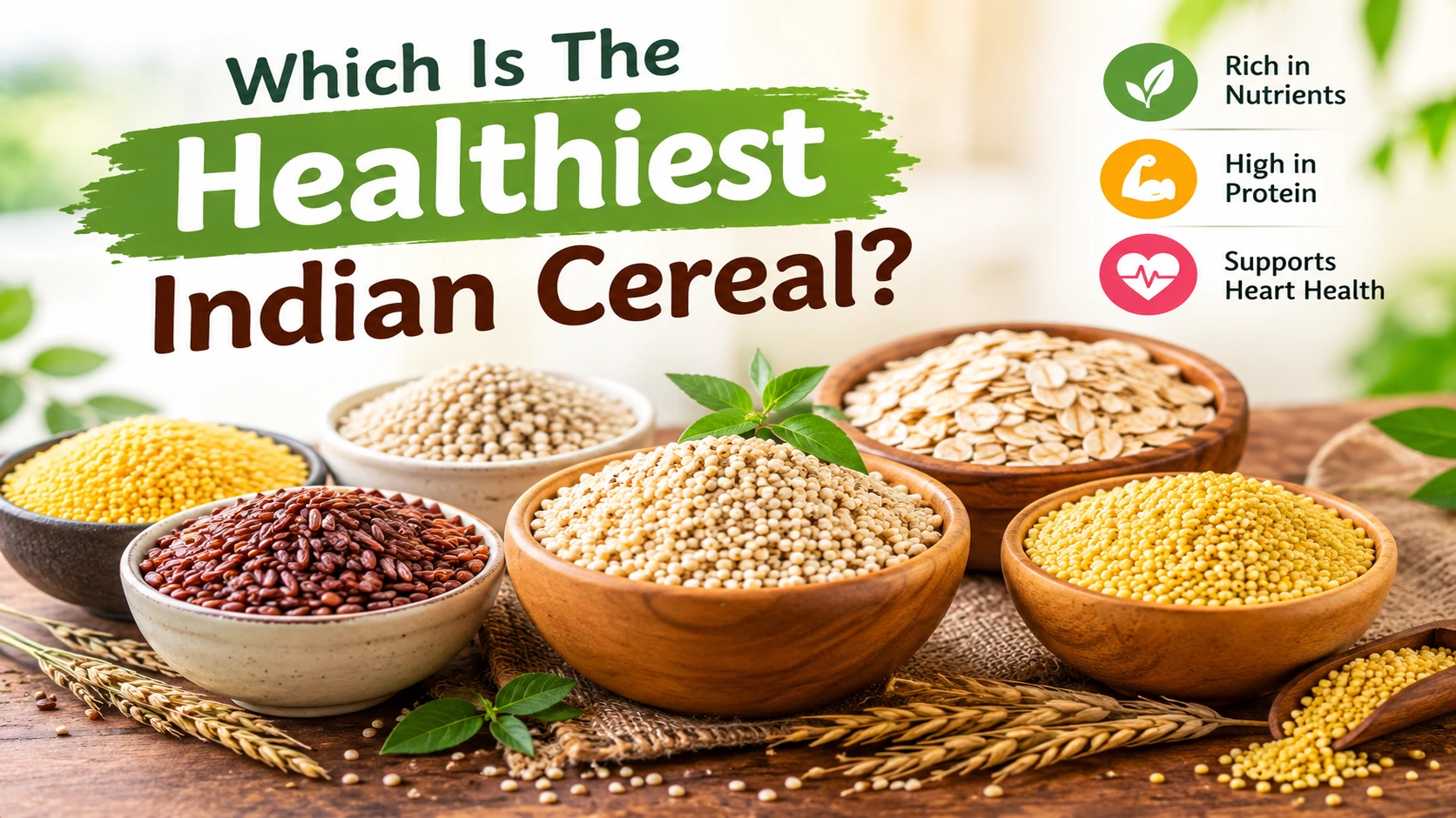 Which Is The Healthiest Indian Cereal?