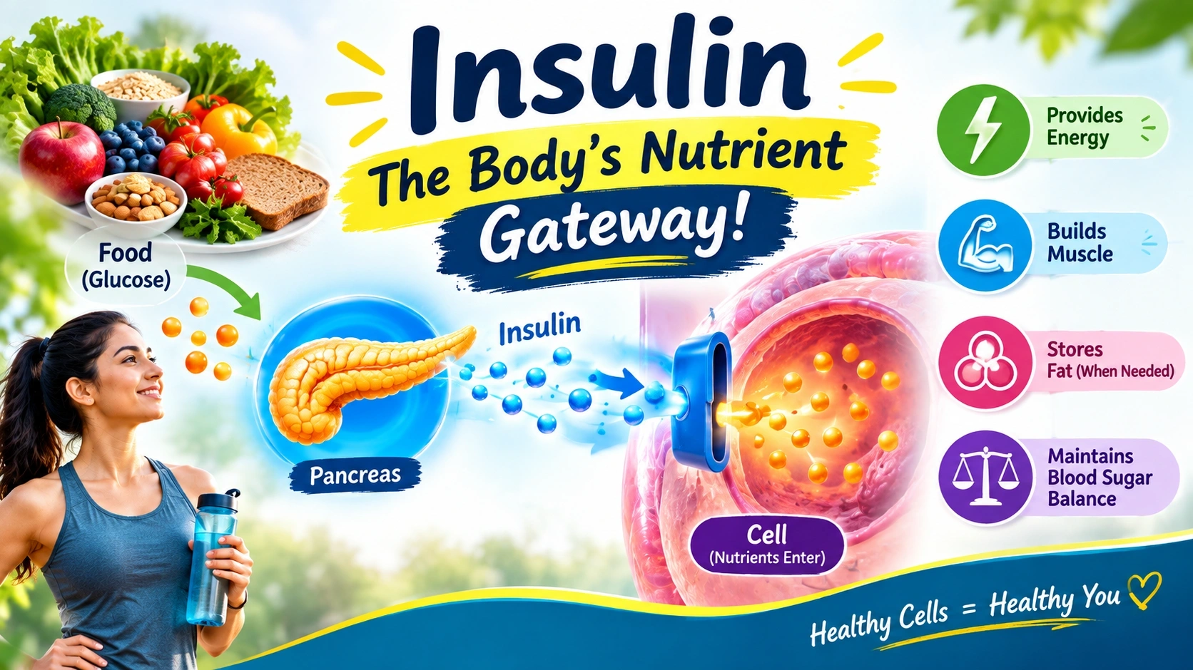 Insulin – The Body’s Nutrient Gateway!