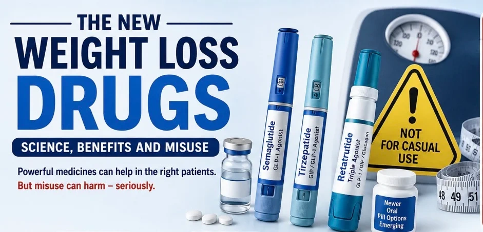 The New Weight Loss Drugs — Science, Benefits And Misuse!
