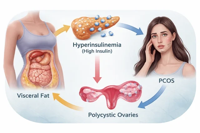 The Relationship Between Visceral Fat And PCOS Or PMOS!