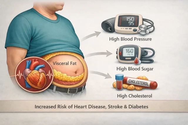 Waist Size, Blood Pressure, Blood Sugar and Heart Health!